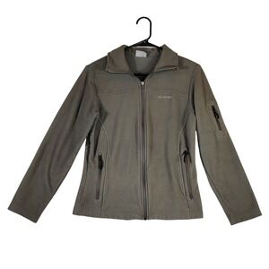 Columbia‎ Women's Fleece Jacket Full Zip Gray Size Small Outdoor Casual